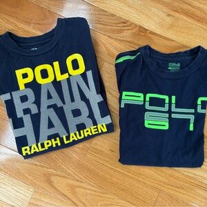 Bundle Ralph Lauren Boys Navy Graphic T-Shirt Size S